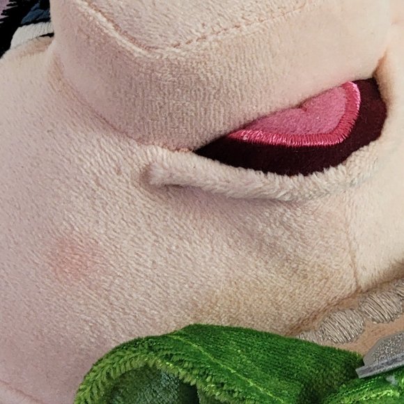 Disney Parks Green Dress Gown The Muppets Miss Piggy Tall Plush Doll 20" - Picture 14 of 16